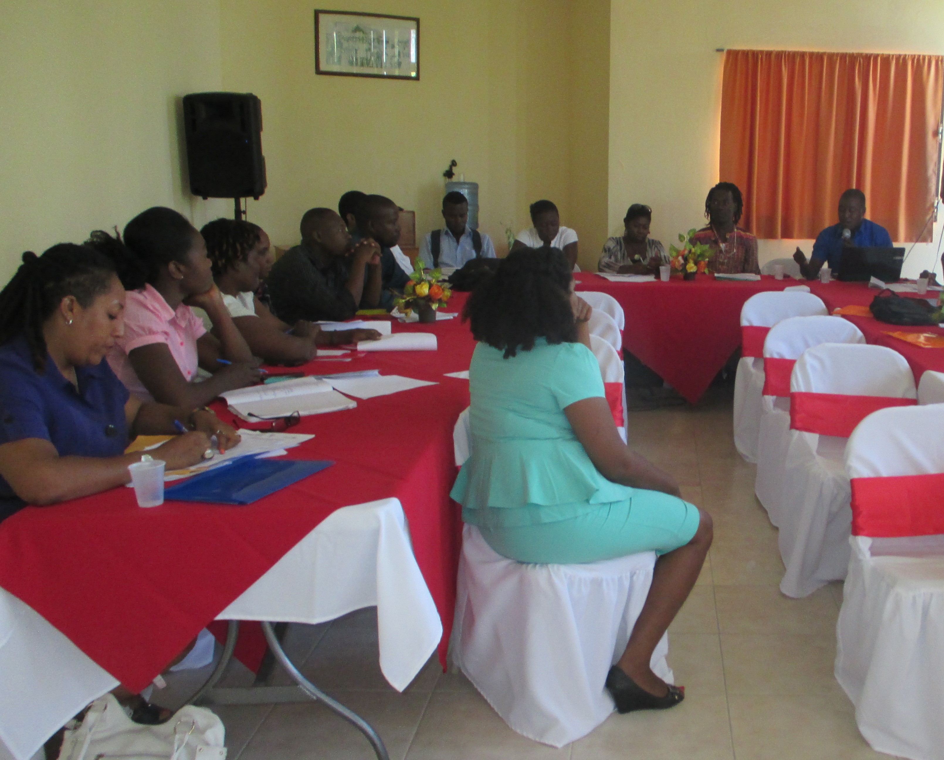 Exercices d'atelier de sensibilisation à Jacmel